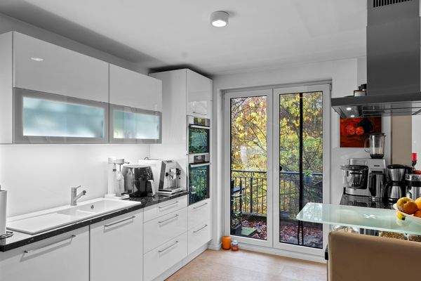 Küche u. Zugang Loggia