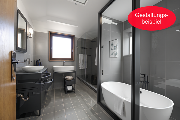 Badezimmer Gestaltungsbeispiel