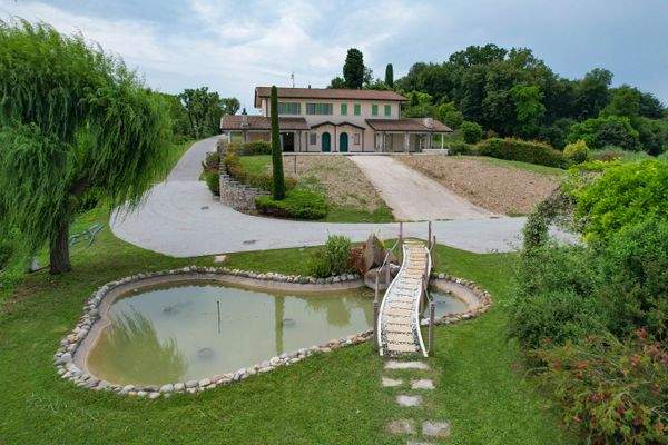 Gartenanlage vor Fertigstellung 