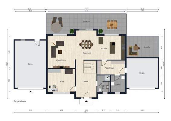 Grundriss Erdgeschoss