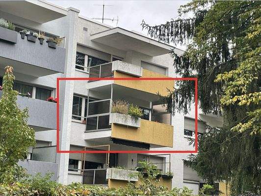 Balkon / Gartenansicht