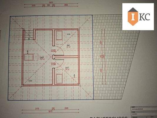 Grundriss Dachgeschoß