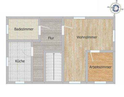 Grundriss Obergeschoss Nebenhaus
