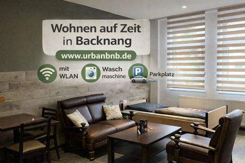 Backnang Wohnen auf Zeit, möbliertes Wohnen