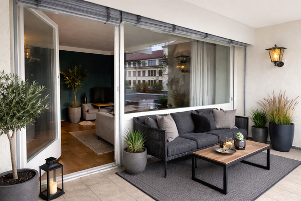 1.OG | Balkon, virtuelle Darstellung