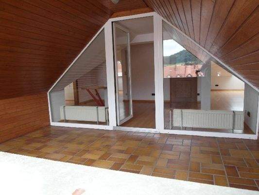 Traumhaft große Loggia