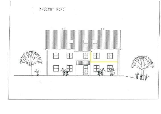 Ansicht Nord - Hauseingang