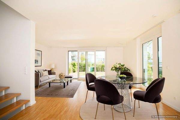 Wohn-Essbereich -Visualisiert