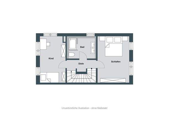 Grundriss 1. Obergeschoss