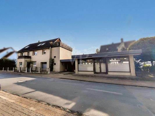 Haus und Gewerbeansicht