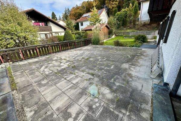 Terrasse Richtung Garten