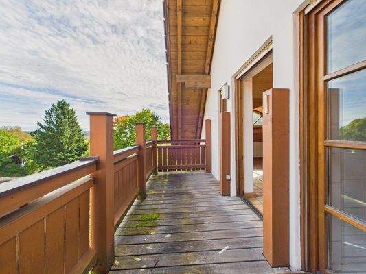 Balkon vor dem Schlafzimmer