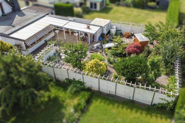 Luftbild Garten