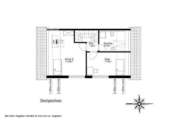 Grundriss Dachgeschoss