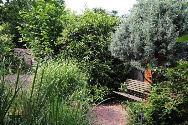 Eine der mehreren Terassen