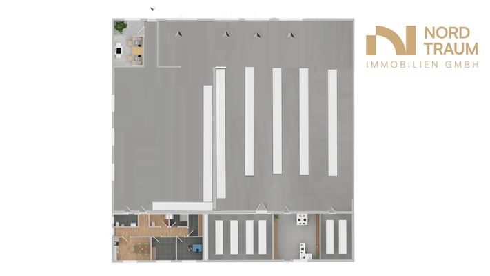 Grundriss Lagerhalle