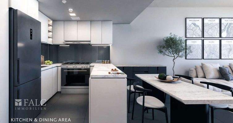 Kuche und Essbereich