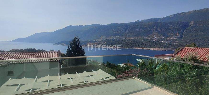 Luxury and Furnished Villas Suitable for Investment in Kaş Antalya