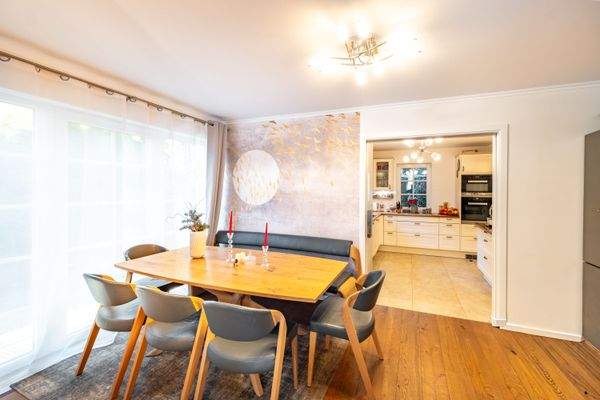 Einladender Essplatz