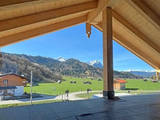 Ausblick Dachgeschosswohnung Haus B