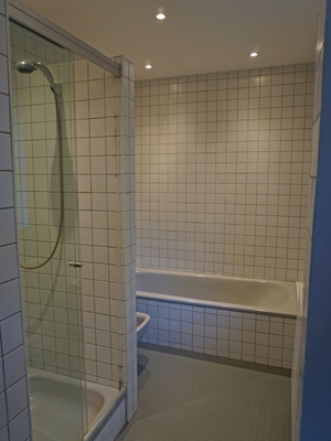 Badewanne und Dusche