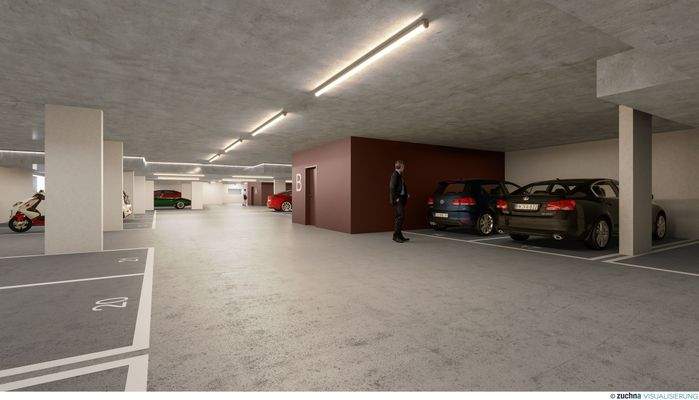 Visualisierung Tiefgarage