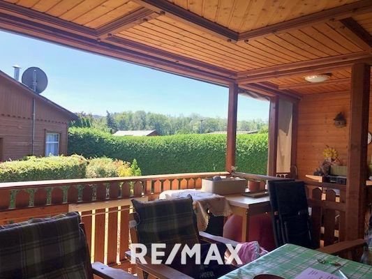 Veranda mit Blick nach Süden