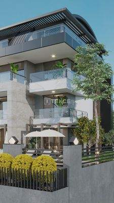 Chic Apartments with City View in a Complex with Amenities in Alanya