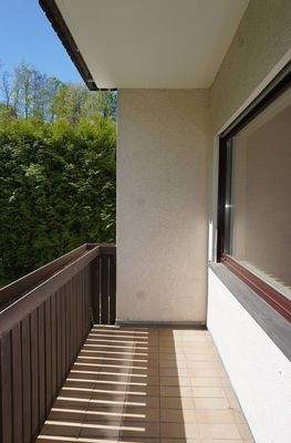 Balkon am Wohnzimmer