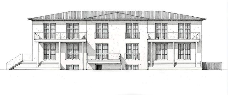 Gebäudeansicht - Planungsvariante
