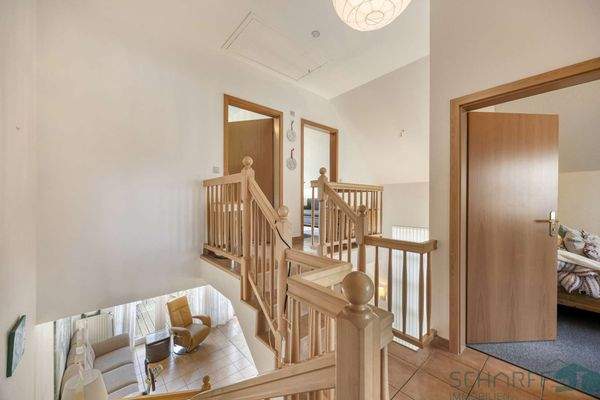 Offener Flur im Obergeschoss