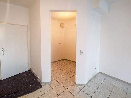 Abgetrennter Küchenbereich