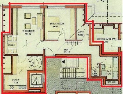 Grundriss 1. Dachgeschoss