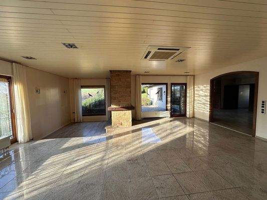 Wohnbereich-Kaminecke