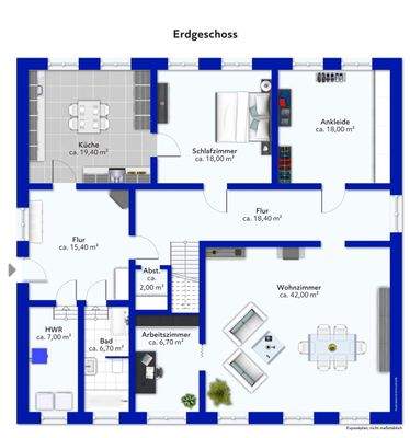 Grundriss Erdgeschoss