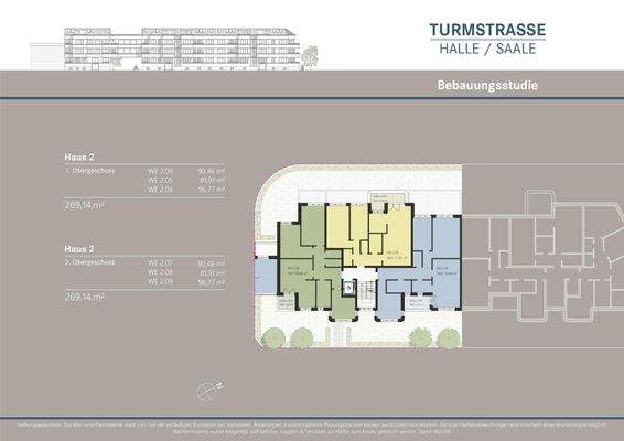 Grundriss Haus 2 Obergeschosse