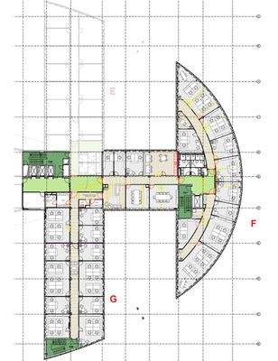 Grundriss 4. OG - Zellenbüros