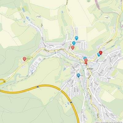 Geolyzer Kartenausschnitt