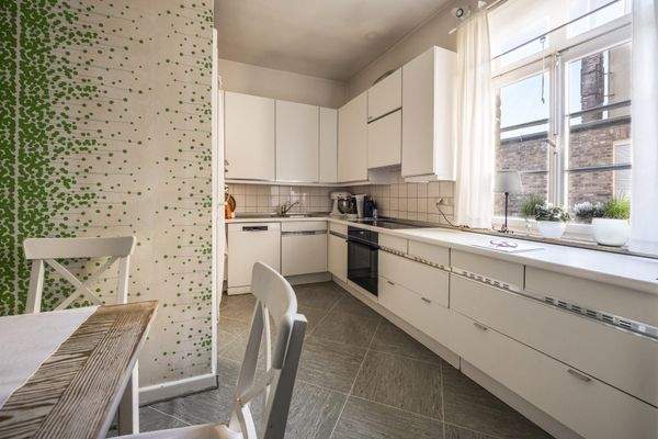 Küche und Essbereich