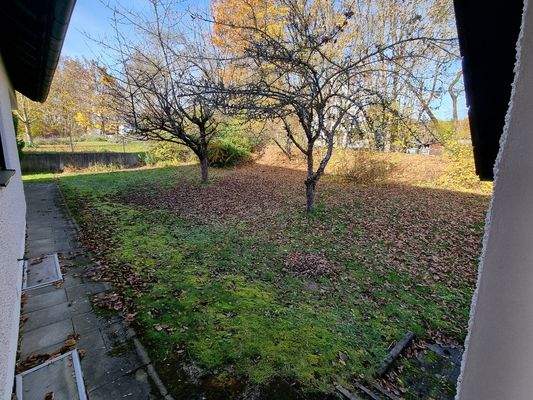 Garten auf der Rückseite