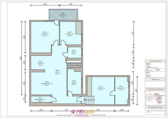 Grundriss Dachgeschoss Garbsen