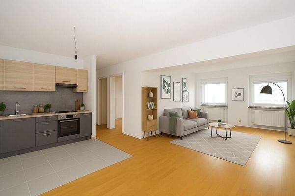 Einrichtungsbeispiel Wohnzimmer