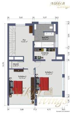 Grundriss I. Obergeschoss