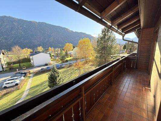 Balkon und Ausblick von oben
