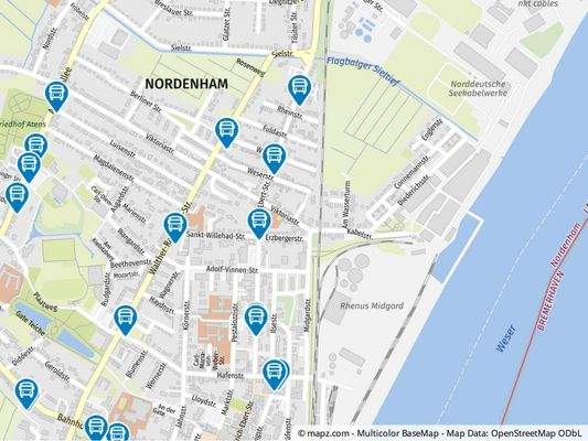 Geolyzer Kartenausschnitt