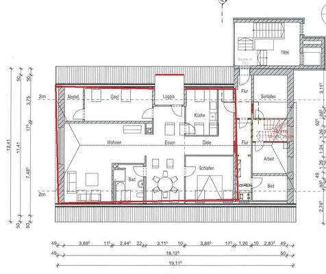 Whg. im rot markierten Bereich