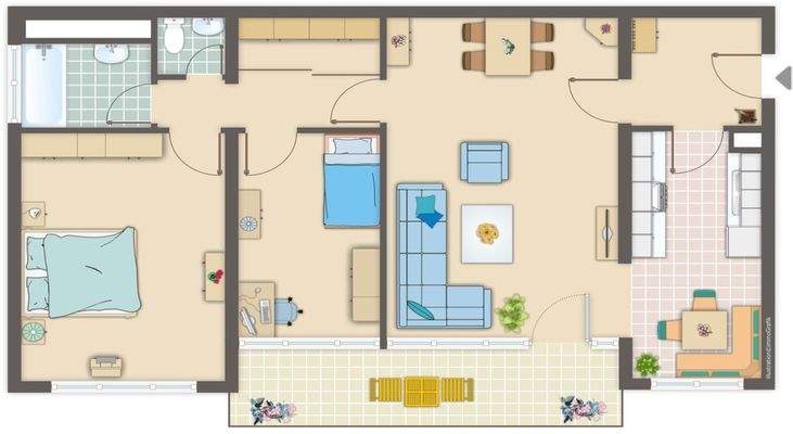 Gelungener Grundriss