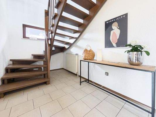 Treppe zum Homeoffice