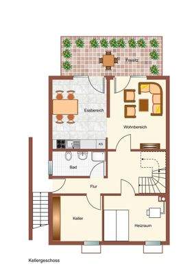 Immogrundriss Keller