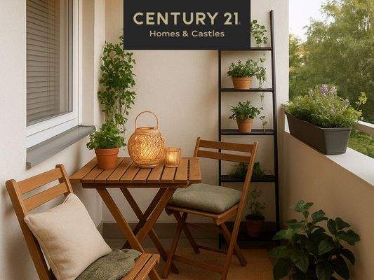 So könnte Ihr gemütlicher Balkon aussehen